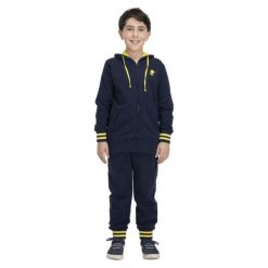 Bluza z bawełna z kaptur na co dzień na siłownię. Niebieskie bluzy LEONE 1947 APPAREL, bez wzorów, z bawełny, bez kaptura. W wyprzedaży za 132.85 zł.