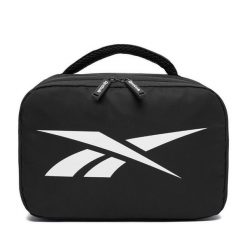 Kosmetyczka Reebok. Czarne kufry i kosmetyczki Reebok, bez wzorów, z materiału, bez dodatków. Za 79.99 zł.