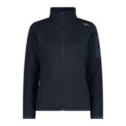 Bluza polarowa damska CMP Haze Jacket Knitted. Niebieskie bluzy CMP, m, bez wzorów, z polaru, bez kaptura. Za 251.99 zł.