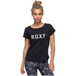 ROXY Damska koszulka sportowa Sh W Tee Anthracite ERJKT03297-KVJ0 (rozmiar XS). Czarne koszulki sportowe Roxy, bez wzorów, bez ramiączek. W wyprzedaży za 83.00 zł.