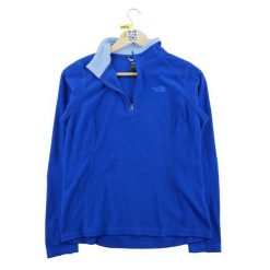 The North Face bluza polar damska. Niebieskie bluzy The North Face, l, bez wzorów, z materiału, bez kaptura. Za 106.46 zł.