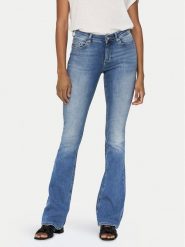ONLY Jeansy Blush 15245444 Niebieski Flare Fit. Niebieskie jeansy Only, m, bez wzorów. Za 229.99 zł.