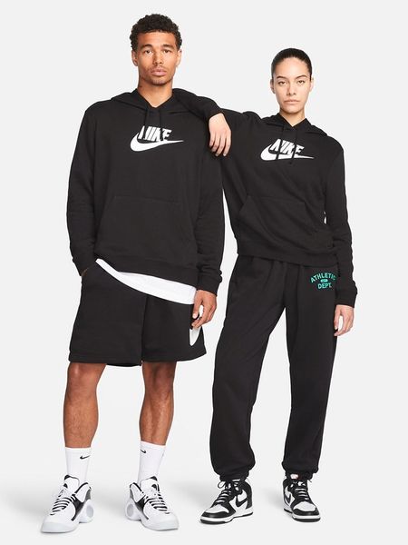 Nike Sportswear Bluza w kolorze czarno-białym rozmiar: L. Białe bluzy Nike Sportswear, l, bez wzorów, z kapturem. Za 229.95 zł.