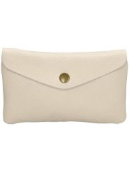Charm Portfel "Elisa" w kolorze kremowym - 15,5 x 10 x 2,5 cm rozmiar: onesize. Brązowe portfele Charm, bez wzorów, z materiału. Za 78.84 zł.