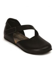 Comfortfusse Skórzane baleriny "Alya" w kolorze czarnym rozmiar: 39. Czarne baleriny Comfortfüße, bez wzorów, ze skóry, z okrągłym noskiem, bez obcasa. Za 249.95 zł.