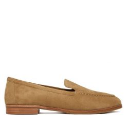 Mokasyny Aldo. Brązowe mokasyny Aldo, bez wzorów, bez obcasa. Za 399.99 zł.