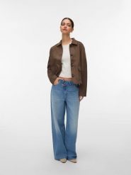 Vero Moda Kurtka przejściowa "Kelly" w kolorze brązowym rozmiar: L. Brązowe kurtki Vero Moda, l, bez wzorów, z materiału, bez kaptura. Za 130.99 zł.