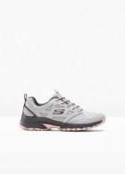 Buty trekkingowe Skechers z pianką memory, hydrofobowe. Szare trekkingi bonprix. Za 349.99 zł.