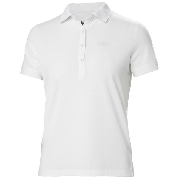 Damska koszulka polo Helly Hansen Siren. Białe bluzki Helly Hansen, bez wzorów, bez kołnierzyka, bez ramiączek. Za 169.99 zł.