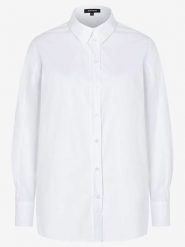 More & More Bluzka w kolorze białym rozmiar: 40. Białe bluzki More & More, bez wzorów, z bawełny, bez kołnierzyka, bez ramiączek. Za 105.14 zł.