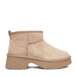 Śniegowce JENNY. Brązowe trapery i śniegowce Jenny. Za 149.99 zł.