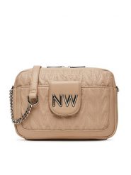 Nine West Torebka CEO-Astoria-Allure-01-LX10166 Beżowy. Brązowe torebki klasyczne Nine West, bez wzorów, z materiału, bez dodatków. Za 299.99 zł.