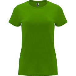 Damska Koszulka Z Krótkim Rękawem Capri. Zielone bluzki ROLY, s, bez wzorów, sportowe, bez kołnierzyka, bez ramiączek. Za 31.99 zł.