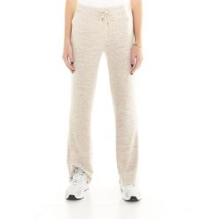 Damskie luźne spodnie dresowe Leone Winter Chic Boxing. Brązowe spodnie dresowe LEONE 1947 APPAREL, bez wzorów, z dresówki. Za 147.31 zł.
