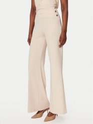 Rinascimento Spodnie palazzo CFC0020264002 Beżowy Flare Fit. Brązowe spodnie materiałowe Rinascimento, m, bez wzorów, z materiału. Za 499.99 zł.