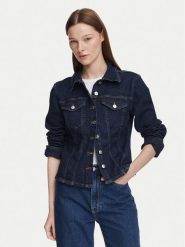 Calvin Klein Jeans Koszula jeansowa LV047G749G Granatowy Slim Fit. Niebieskie koszule Calvin Klein Jeans, m, bez wzorów, z bawełny, bez kołnierzyka, bez ramiączek. Za 529.99 zł.