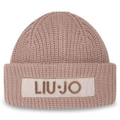 Czapka Liu Jo. Czerwone czapki Liu Jo, bez wzorów. Za 179.99 zł.