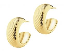 Kolczyki srebrne. Szare kolczyki Apart, pozłacane. Za 359.00 zł.