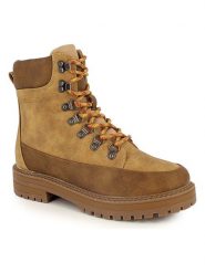 Kimberfeel Botki "Camel" w kolorze jasnobrązowym rozmiar: 40. Brązowe botki Kimberfeel, bez wzorów, bez obcasa, bez zapięcia. Za 278.10 zł.