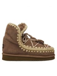Mou Śniegowce Eskimo Scoubidoo Lace FW101124A Brązowy. Brązowe trapery i śniegowce Mou, ze skóry. Za 1,049.00 zł.