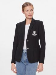 Lauren Ralph Lauren Marynarka 200797305 Czarny Regular Fit. Czarne marynarki i żakiety Lauren Ralph Lauren, s, bez wzorów, z bawełny. Za 799.99 zł.
