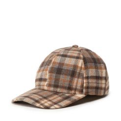 Czapka z daszkiem Acccessories. Brązowe czapki ACCCESSORIES, bez wzorów. Za 24.99 zł.