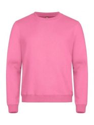 Clique Basic Roundneck bluza unisex, materiał antymechacący – bright pink. Czerwone bluzy CLIQUE, xl, bez wzorów, z bawełny, bez kaptura. Za 157.03 zł.