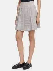 HUGO Spódnica plisowana Ranike 50566905 Beżowy Regular Fit. Brązowe spódnice Hugo, bez wzorów, z bawełny, plisowane. Za 764.99 zł.