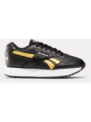 Reebok Skórzane sneakersy "Glide Ripple Double" w kolorze czarno-żółtym rozmiar: 40. Czarne trampki Reebok, bez wzorów, z materiału, bez zapięcia. Za 237.73 zł.