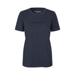 Koszulka damska Kingsland Nadia. Niebieskie koszulki sportowe KINGSLAND, bez wzorów, bez ramiączek, do jazdy konnej. Za 307.00 zł.
