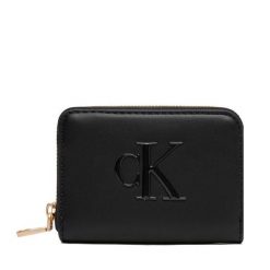 Portfel Calvin Klein. Czarne portfele Calvin Klein, bez wzorów. Za 209.99 zł.