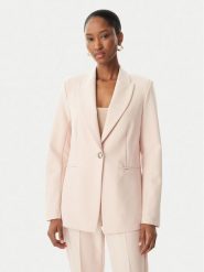 Maryley Marynarka MARYLEY-26EB187 Różowy jasny Regular Fit. Czerwone marynarki i żakiety Maryley, xs, bez wzorów, z syntetyku. Za 409.99 zł.