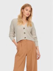 ONLY Kardigan Carol 15211521 Beżowy Relaxed Fit. Brązowe kardigany Only, l, bez wzorów, z syntetyku. Za 79.99 zł.