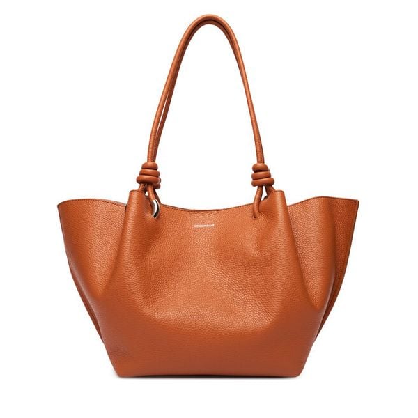 Torebka Coccinelle. Brązowe shopper Coccinelle, bez wzorów, bez dodatków. Za 1,339.00 zł.
