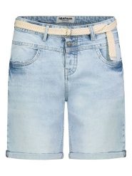 Sublevel Bermudy dżinsowe w kolorze błękitnym rozmiar: L. Niebieskie szorty Sublevel, z aplikacjami, ze skóry. Za 113.99 zł.