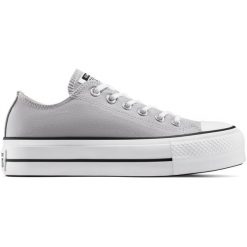 Buty sportowe Converse Chuck Taylor All Star Lift. Szare obuwie sportowe Converse, bez zapięcia. Za 490.00 zł.