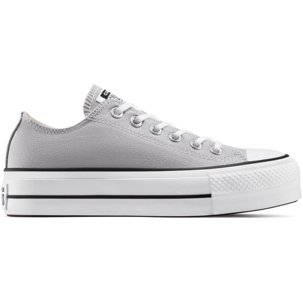 Buty sportowe Converse Chuck Taylor All Star Lift. Szare obuwie sportowe Converse, z tkaniny, bez zapięcia. Za 381.50 zł.