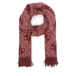Szalik Guess. Czerwone szaliki Guess, z aplikacjami. Za 234.99 zł.