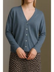 Cotton Candy Kardigan w kolorze niebieskim rozmiar: M. Niebieskie kardigany Cotton Candy, m, bez wzorów. Za 109.00 zł.