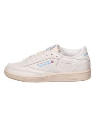 Reebok Skórzane sneakersy "Club C 85 Vintage" w kolorze białym rozmiar: 39. Białe trampki Reebok, bez wzorów, bez zapięcia. Za 227.85 zł.