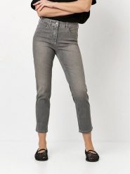 Toni Dżinsy - Slim fit - w kolorze szarym rozmiar: W46. Szare jeansy Toni, bez wzorów, z podwyższonym stanem. Za 152.99 zł.