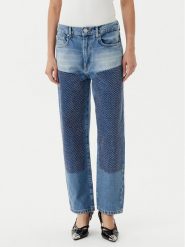 PINKO Jeansy Rose Staright 104635 A2F7 Niebieski Straight Fit. Niebieskie jeansy Pinko, bez wzorów. Za 879.99 zł.