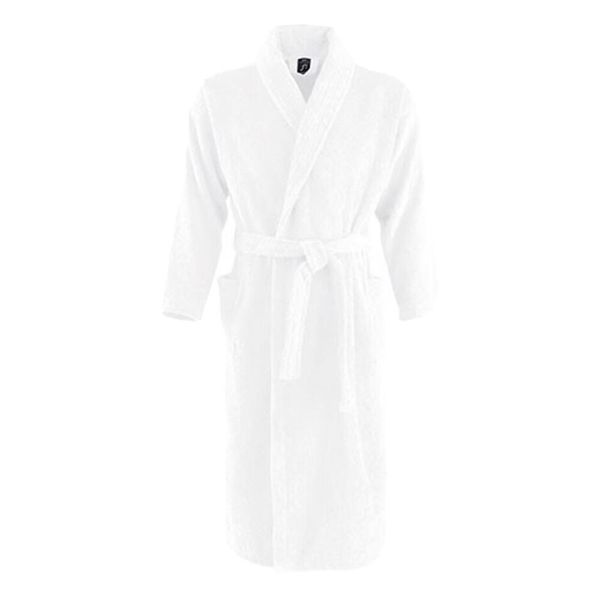 Szlafrok Pałacowy Unisex Dla Dorosłych. Niebieskie szlafroki SOL'S, l, z aplikacjami, z bawełny, bez ramiączek, bez kaptura. Za 320.99 zł.