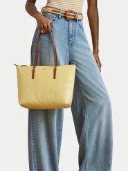LAUREN RALPH LAUREN Torebka 431916737046 Żółty. Żółte shopper Lauren Ralph Lauren, bez wzorów, z materiału, bez dodatków. Za 609.99 zł.