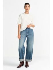 Rich & Royal Sweter w kolorze kremowym rozmiar: L. Brązowe swetry Rich & Royal, l, bez wzorów, bez ramiączek. Za 216.73 zł.