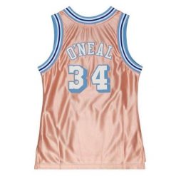 Koszulka kobieca NBA Los Angeles Lakers Shaquille O'Neal. Czerwone bluzki Mitchell & Ness, bez wzorów, sportowe, bez kołnierzyka, bez ramiączek. W wyprzedaży za 650.00 zł.