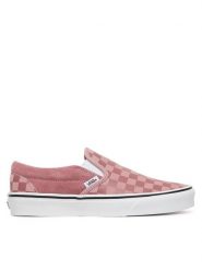 Vans Tenisówki Classic Slip-On VN000D6YCL21 Bordowy. Czerwone trampki Vans, bez wzorów, ze skóry, bez zapięcia. Za 339.99 zł.