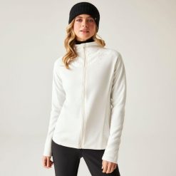 Bluza damska rozsuwana Sleek Dare 2b. Białe bluzy Dare 2b, bez wzorów, z materiału, bez kaptura. Za 349.99 zł.