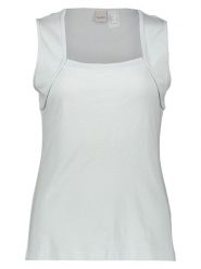 Heine Top w kolorze błękitnym rozmiar: 48. Niebieskie topy Heine, bez wzorów, z bawełny, bez kołnierzyka, bez ramiączek. Za 43.99 zł.