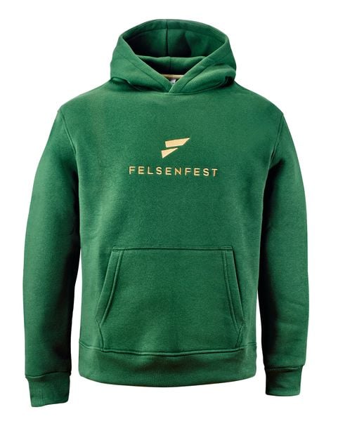 Bluza rozgrzewkowa Slopers. Zielone bluzy FELSENFEST, s, z aplikacjami, z materiału, z kapturem. Za 289.99 zł.